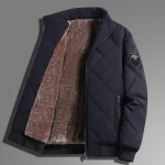 Uus stiil meeste puuvillane jakk juhile keskealistele ja eakatele meestele pluss puuvillaga paksendatud soe ja p&uuml;stkrae 8XL