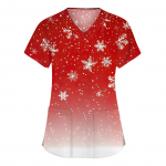 Naiste moodsad V-kaelusega l&uuml;hikeste varrukatega t&ouml;&ouml;riided taskutega, j&otilde;ulutr&uuml;kiga topid L