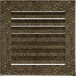 Ventilatsioonikaas FRESH 17x17 must ja kuldne