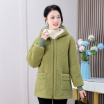 S&uuml;gis- ja talvejoped, Naiste pluss sametist paksendatud granuleeritud fliisist polsterdatud jope, Naiste polsterdatud jope, Suurem suurus polsterdatud jope XXXXXL punane