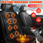 Elektriline Soojendusega Vibreeriv Massaažipadi Kodu Autoistme Vibraator Massaažiseade Infrapuna Soojenduspadja Selja Vibraator Matt Valu DC 12V