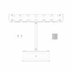 Akr&uuml;&uuml;lprillide vitriin, mis mahutab kokku kaks rida 14 paari prille