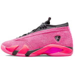 Air Jordan 14 Retro Low Shocking Pink Naiste tossud Pink-Blast Black Flash-Crimson DH4121-600 36