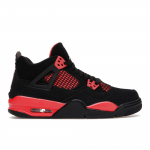 Air Jordan 4 Retro GS Red Thunder Laste tossud Must Mitmev&auml;rviline Karmiinpunane 408452-016 35.5