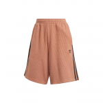 Adidas Originals Ameerika Retro Seeria Logo Triip Prindiga Sirged L&uuml;hikesed P&uuml;ksid Naiste Alaosad Rock-Layer-Brown IC5451 XS