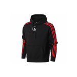 Adidas Originals Kolmeleheline Kolme Triibuga Ring Spordi Kapuutsiga Pusa Meestele Kapuutsiga Pusad Must GD2127 M