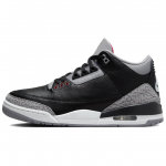 Air Jordan 3 Retro OG Black Cement 2024 Meeste tossud Tulepunane Tsemendihall Purjekas DN3707-010 42.5