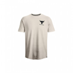 Under Armour Retro Graafiline Tr&uuml;kiga &Uuml;mmarguse Kaelusega L&uuml;hikeste Varrukatega T-s&auml;rk Meeste Topid Kreemikas 1378906-130 XL