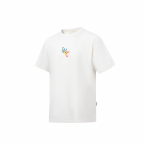 Li Ning T&auml;hetr&uuml;kiga &Uuml;mmarguse Kaelusega L&otilde;tv L&uuml;hikeste Varrukatega T-s&auml;rk Unisex Topp Mahedav&auml;rviline AHST135-1 XXL