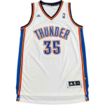 Adidas X NBA koost&ouml;&ouml; Durant Oklahoma City Thunder tikitud s&auml;rk Korvpalli tanktop Unisex topid Valge U09009 2XL