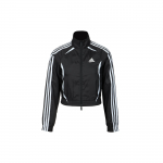 Adidas SS25 Adilenium Spordiseeria Team Star Triibuline T&otilde;mblukuga Mugav Pikkade Varrukate Jakk Naiste jakid KE9786 XS