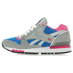 Reebok GL6000 Mugavad l&ouml;&ouml;gisummutavad kulumiskindlad madalad jooksutossud Unisex Jooksutossud Hall Sinine Roosa V54914 36.5