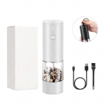 Elektriline veski Multifunktsionaalne paprika maitseained V&uuml;rtsid Teraviljaveski Soolaveski Oaveski Reguleeritav j&auml;medus k&ouml;&ouml;git&ouml;&ouml;riist valge