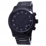 Renoveeritud Michael Kors Runway Kronograaf Roostevabast Terasest Must T&auml;hikuga Kvarts MK8157 100M Meeste K&auml;ekell