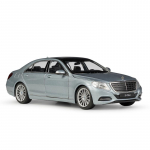 Welly 1/24 Mercedes Benz S-klass S500 Sulamist Autoplaat Diecast Metallist M&auml;nguautod Autoplaat K&otilde;rge Simulatsioon Kogumine Laste Kingitused sinine/h&otilde;be