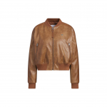 Adidas Originals FW25 PU-polsterdatud br&auml;ndilogo kolm triipu retro soe spordijakk pikkade varrukatega naistejakk KC2655 XL