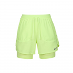Nike Dri-Fit Kahe-&uuml;hes Mugavad Kiirkuivavad Vabaaja Mitmek&uuml;lgsed Spordip&uuml;ksid Meeste p&uuml;ksid Helekollakasroheline FN2993701 S