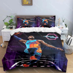 2025 Moodne Korvpallit&auml;ht A-LeBron J-James Tr&uuml;kitud Voodipesukomplekt Tekikott Tekk Voodi Noortele Lastele T&uuml;drukutele Poistele S&uuml;nnip&auml;evakingitus EU Single 135x200cm