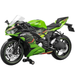 1/12 Kawasaki Ninja ZX-6R Mootorratta M&auml;nguasi 1:12 RMZ City Valatud Mudel Super Sport Miniatuuride Kollektsioon Kingitus Poisile Lastele Laps roheline