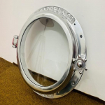 Kroomitud alumiiniumist pilsiaken merenduslik klaaspilsiaken paadi laeva akna klaasist seinapilsiaken kodu kaunistus