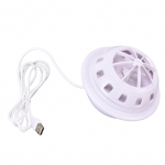 Mini ultrahelipestumasin, kaasaskantav USB, kodumajapidamise puuviljapesumasin koduk&ouml;&ouml;ki, valge valge