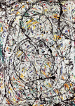 L&otilde;uendil maal jackson pollock reproduktsioon 50x70 cm