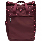 Nike Pol&uuml;ester Seljakott Tavaline Unisex Burgundiapunane Vabaaja BA6185-681 burgundiapunane