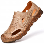 Meeste Rannakingad Trendikad Suvised Uued V&auml;litingimustes Meeste V&auml;litingimustes L&auml;bil&otilde;ikega Varbaosa Vabaaja K&otilde;&otilde;lusep&otilde;hja Nahast Sandaalid 38 pruun