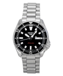 Seiko 5 Sports SKX Redux Roostevabast terasest Must sihver Automaatne SRPL85K1 100M Meeste k&auml;ekell must