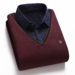 Meeste fliisvoodriga kampsun s&uuml;gis-talve pusa polokrae kaheosaline paks soe &uuml;laosa riided vabaaja kudumid XL