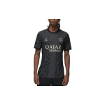 Jordan X PSG Paris Saint-Germain Kolmas V&auml;lism&auml;ngu ADV M&auml;ngus&auml;rk 23/24 Hooaeg L&otilde;hkemustriga Logoprindiga Dri-FIT L&uuml;hikeste Varrukatega DX9759-069 M