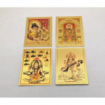 RSINC Shiv Krishna Saraswati Balaji Taskuk&ouml;&ouml;gus Fooliumplakat 8,5 x 6 cm | K JL156371671079