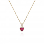 Swarovski 5648750 Chroma Heart Punane N&otilde;elaga Kaelakee 5648750