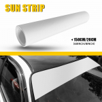 1 tk Esiosa auto esiklaasi p&auml;ikesesirm Vin&uuml;&uuml;lkleebis Riba Kile B&auml;nner T&uuml;hja kleeps 60*8 tolli Valge Must Punane Mat must Tarvikud matt valge v&auml;rv