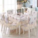 Pitsist &uuml;hev&auml;rviline tooli kate Euroopa stiilis s&ouml;&ouml;gilaua ja taburetti kate koduseks s&ouml;&ouml;gilauariie, tooli seljatoe riie Chair 1 cover 1 back white