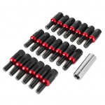 20 tk Rattapoldi M14x1,5mm Alumiiniumisulam Tugevdatud Keermega Varras Sobib 718 Boxsterile (982) 911 CarreraMust must