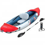Kayak Gonflable - BESTWAY - Hydro-Force Rapid X1 - 1 place - 120 kg - 290 cm x 91 cm x 42 cm punane