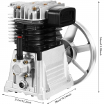 3HP 66Gal/min 145PSI &Uuml;heastmeline Kahesilindriline Universaalne &Otilde;hut&ouml;&ouml;riist, Kompressori Pumpamispea, 2065-T&uuml;&uuml;pi Madala Energiatarbimisega h&otilde;be