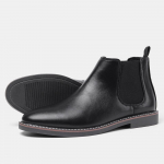 Meeste pluss suuruses Briti Chelsea saapad - Retro mood h&otilde;&otilde;rutud v&auml;rvusega pahkluusaapad Size 46