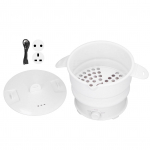 Kokkupandav elektriline kuumapoti keedukann 800W 1.2L Reisipott telkimiseks, kontorisse, hotelli, nuudlite, pudru, supi jaoks EU Plug