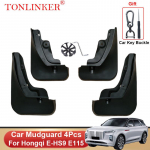TONLINKER auto porikaitse Hongqi E-HS9 E115 EHS9 2022 2023 jaoks- porikaitsed Pritsmekaitsed eesmised tagumised poritiibad 4 Pcs Black B