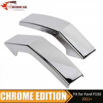 -2025 Ford F-150 Chrome Front Grille ert Cover Trim Bezels | Exterior | Left | Self-Adhesive | Painted | 1 Year Manufacturer Warranty