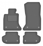 Dywaniki samochodowe welurowe grafitowe do: BMW 5 F11_FL kombi, touring (2013-2017)