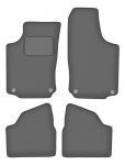 Dywaniki samochodowe welurowe grafitowe do: Opel Corsa C hatchback (2000-2006)