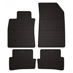 Dywaniki samochodowe gumowe do: Renault Clio III grandtour, kombi, hatchback (2005-2012) - czarne, dopasowane