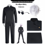 Jujutsu Kaisen Keskkooli Cosplay: Gojo Satoru, Fushiguro Toji, Geto Suguru Kost&uuml;&uuml;mide sari L
