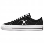 Stussy x Converse One Star Mugav ja mitmek&uuml;lgne Libisemiskindel vastupidav Madal unisex Must ja valge 35.5
