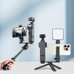Kaasaskantav p&ouml;&ouml;rlev telefoni klamber DJI Osmo Pocket 3 laiendusaksessuaaridele T&auml;itevalguse statiivi klamber 1/4-tollise kruvi ja k&uuml;lmkinnitusega China Mainland