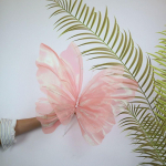 50cm Siidl&otilde;ngast Kunstlik Liblikas Mariage Dekor Pulmapidu V&auml;lispidu P&uuml;hade Dekoratsioon V&auml;ljapanek Hiiglaslik Marli V&otilde;ltsliblikas