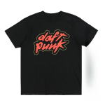 Klassikaline Daft Punk Logo Puuvillane T-s&auml;rk Moodsad Mustad Topid T-s&auml;rgid Meestele Ja Naistele Elektromuusika R&otilde;ivad Vintage Igap&auml;evane Streetwear S mitmev&auml;rviline